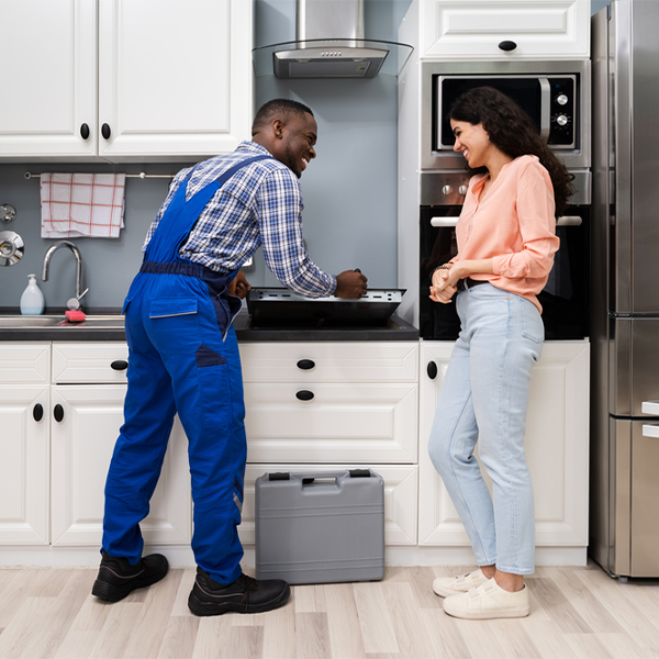 can you provide an estimate for cooktop repair before beginning any work in Cascade VA